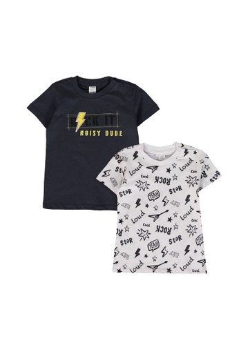 Jual Lc Waikiki 2 Pack Baby Boy S Printed T Shirt Original Zalora Indonesia
