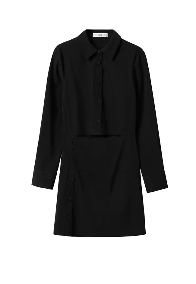 Buy Mango CutOut Detail Dress 2023 Online ZALORA Philippines