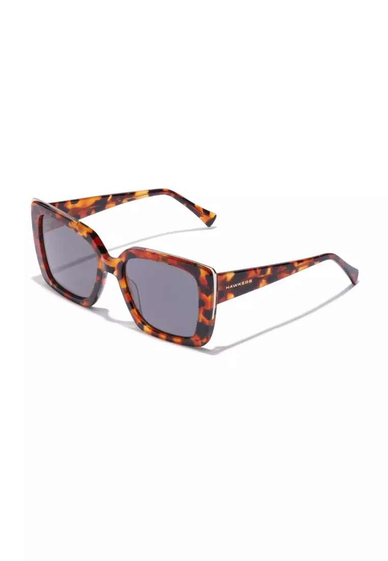 HAWKERS Tortoise CHAZARA Sunglasses for Men and Women, Unisex. Official Product designed in Spain