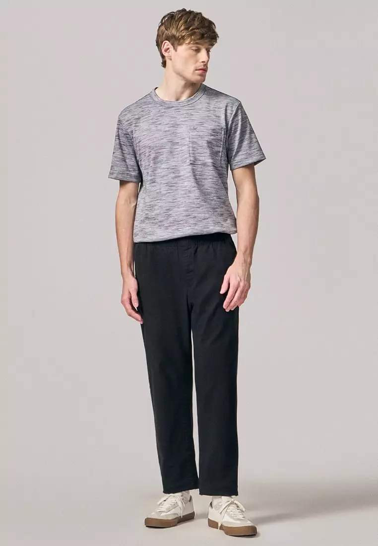 Regular Fit Pull Up Trousers