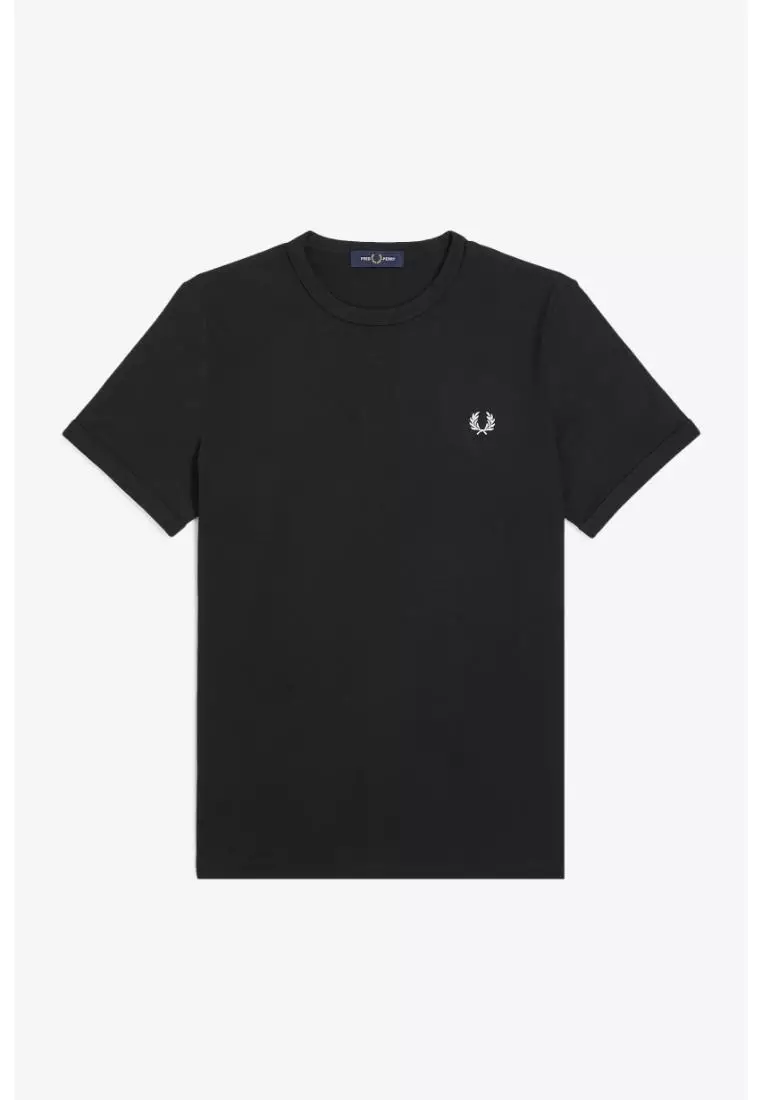 Fred Perry M3519 Ringer T-Shirt (Black)