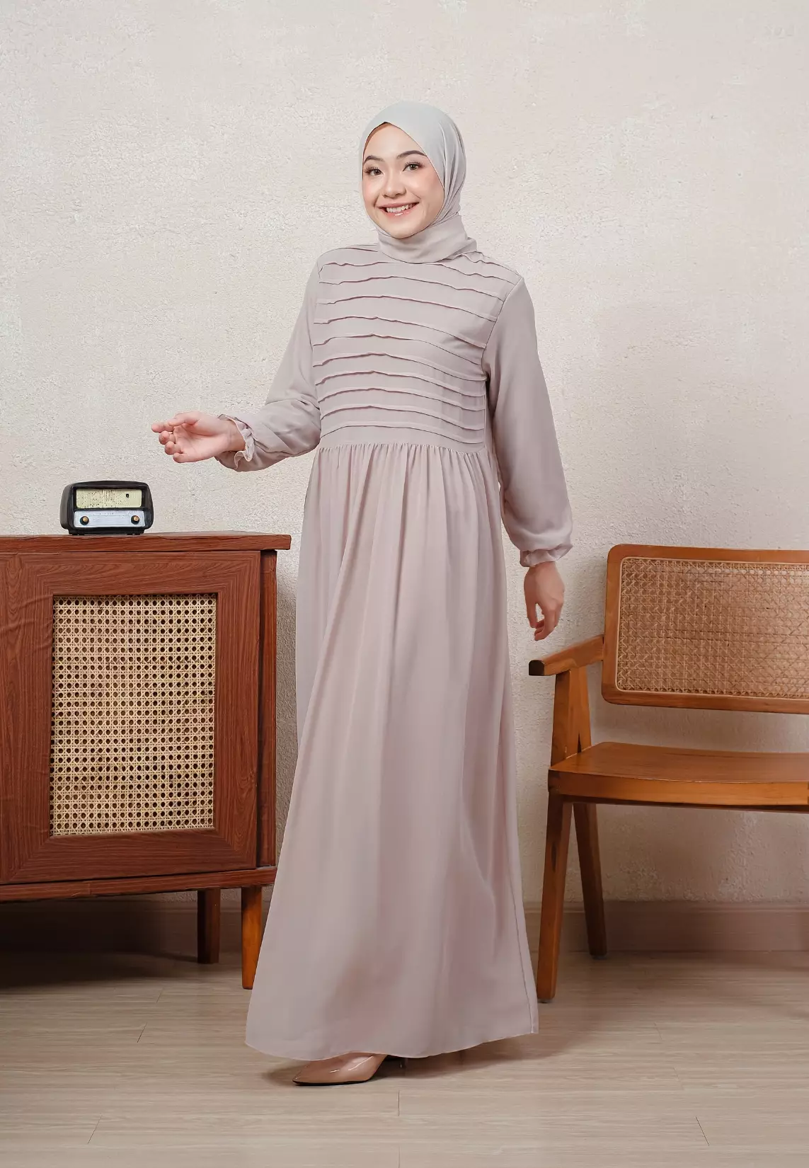 Thalia Dress - Khaki