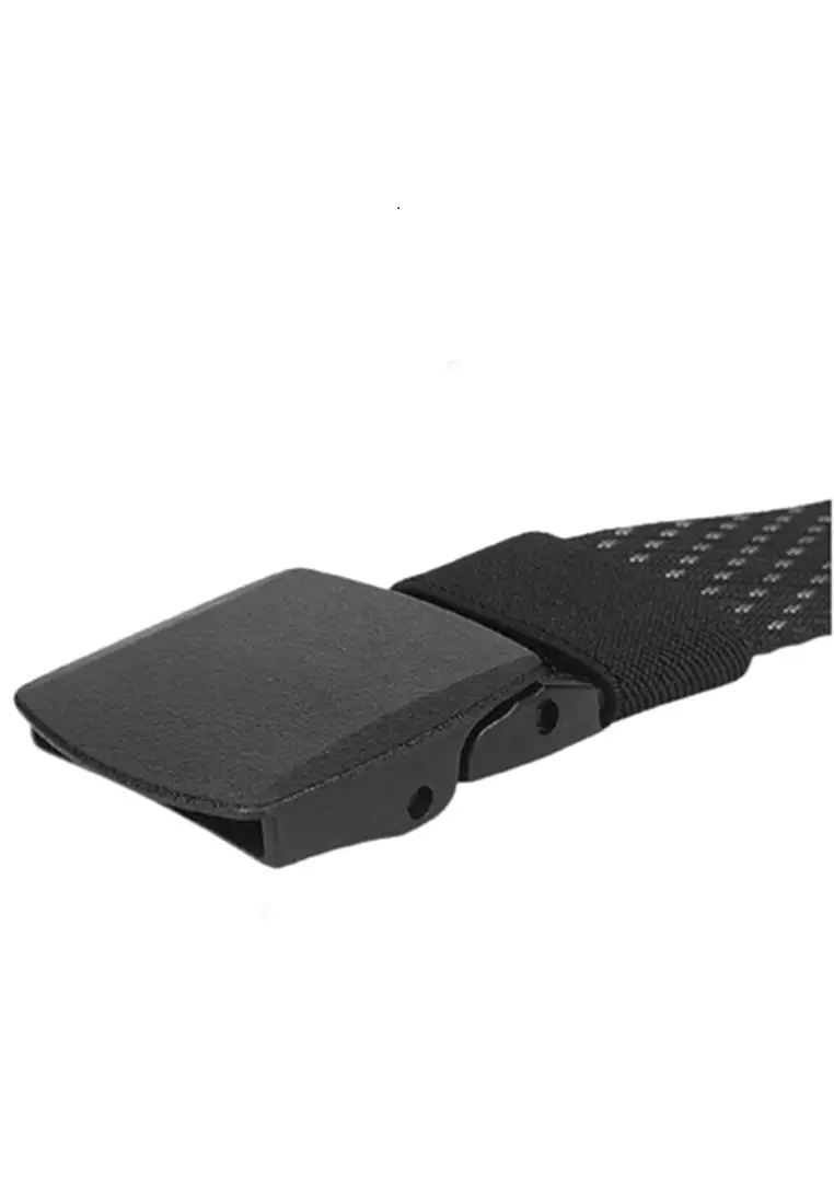 Jhoseph Tali Ikat Pinggang Anti Xray Plastik Non Metal Material Canvas ORIGINAL - Black