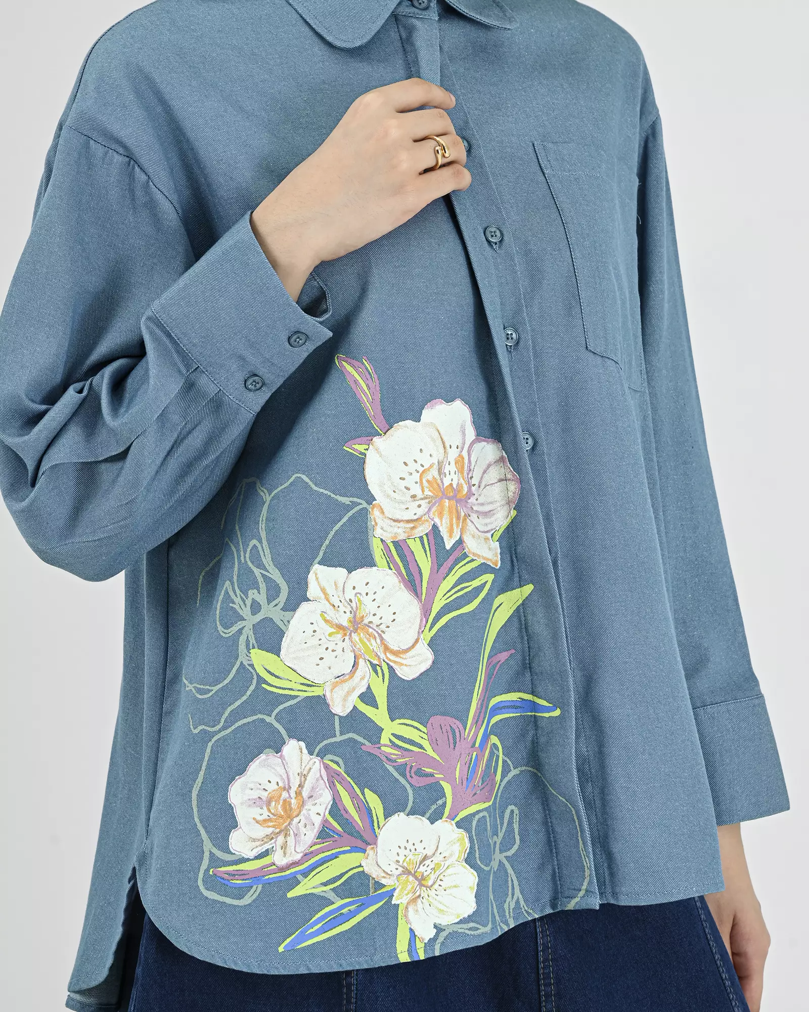 Geulis.id LULU SHIRT - Orchidlightdenim