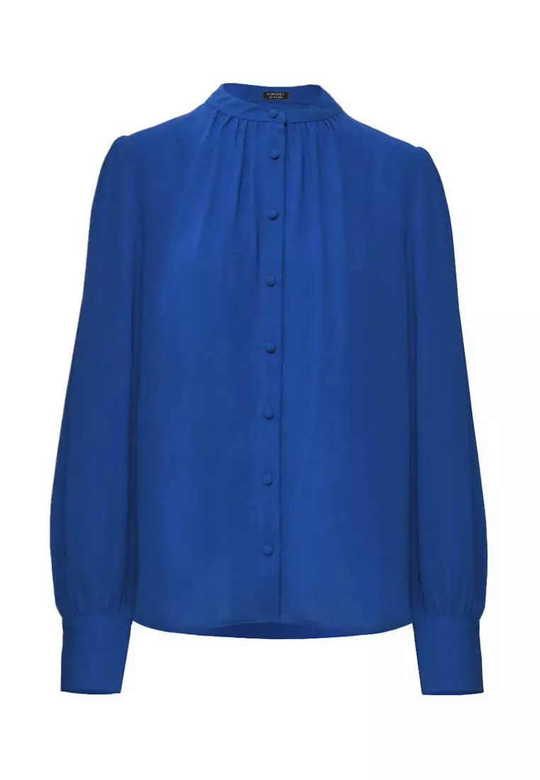 Amalfi Gathered Neck Blouse