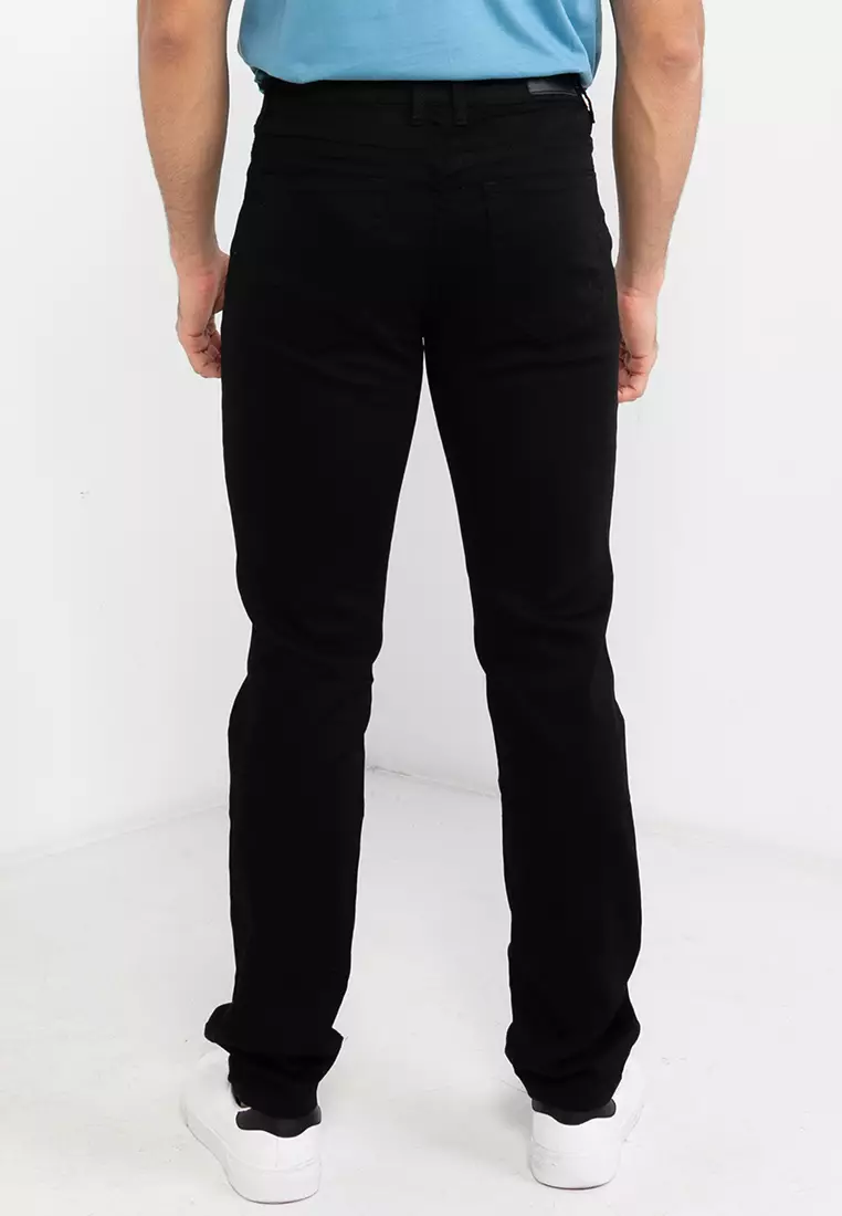 Slim Fit Black Denim Jeans