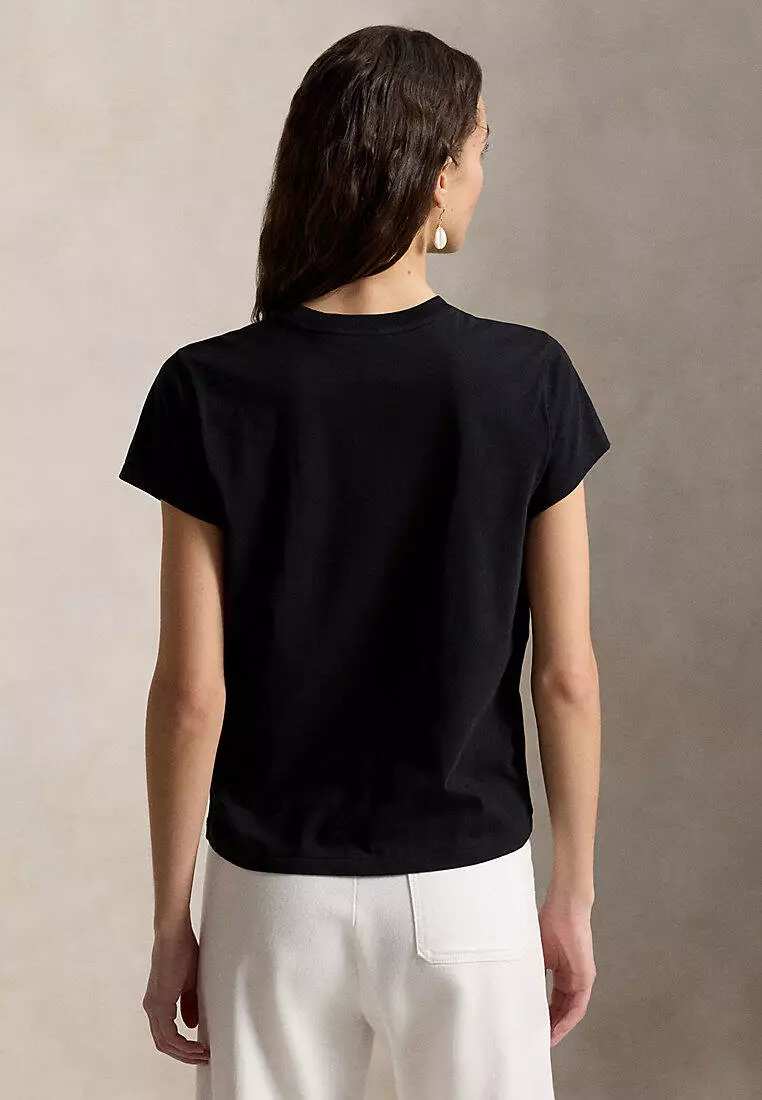 Classic Fit Cotton Jersey Crewneck Tee