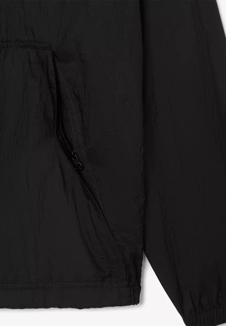 Lightweight Water-Repellent Hooded Jacket