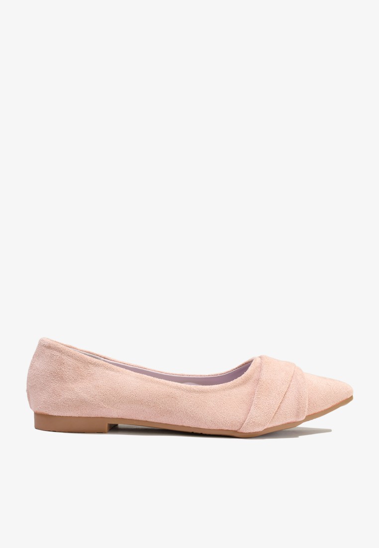 Dr Cardin Ladies Slip on Flexi Flats L-AUA-9163
