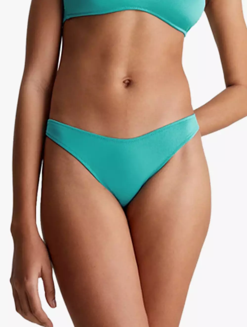 CALVIN KLEIN SWIMWEAR - BIKINI BOTTOMS - CK MONOGRAM - Blue - blue