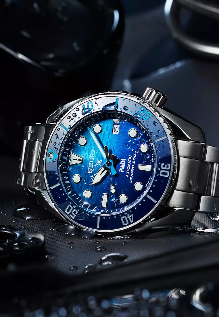 Seiko Prospex PADI Special Edition - Jam Tangan Pria - Stainless Steel - SPB375J1