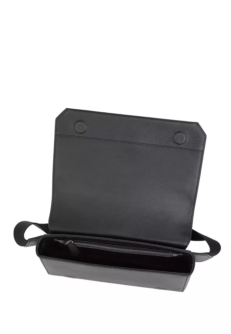 Slate Medium Waist Pouch In Black