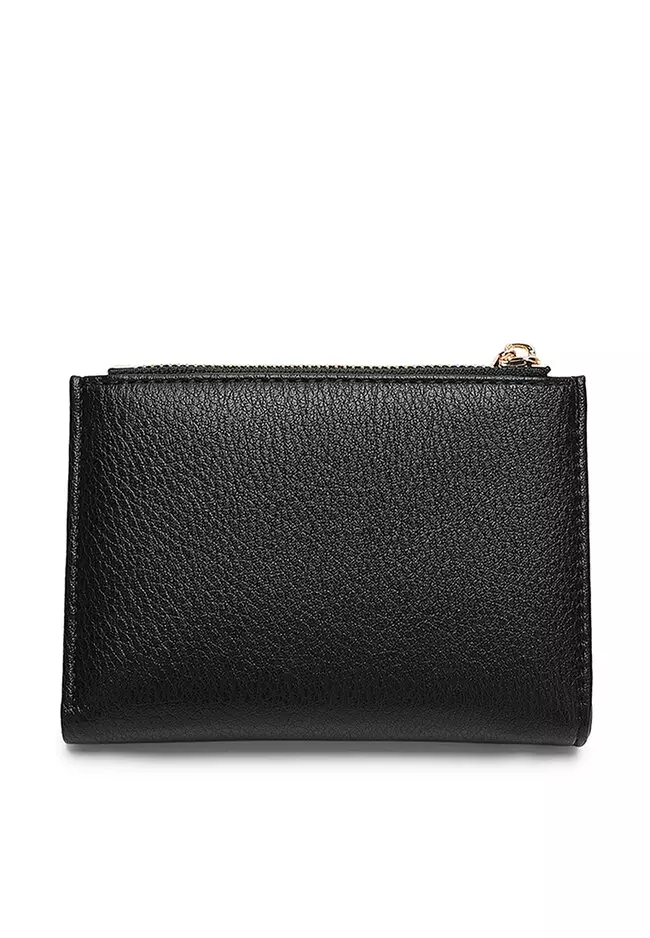 Women's 2 in 1 Purse/Wallet With Coin Compartment - Black