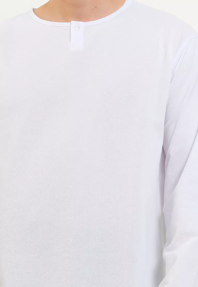 Jual Tolliver Relax Button Down Henley Original 2023 ZALORA Indonesia