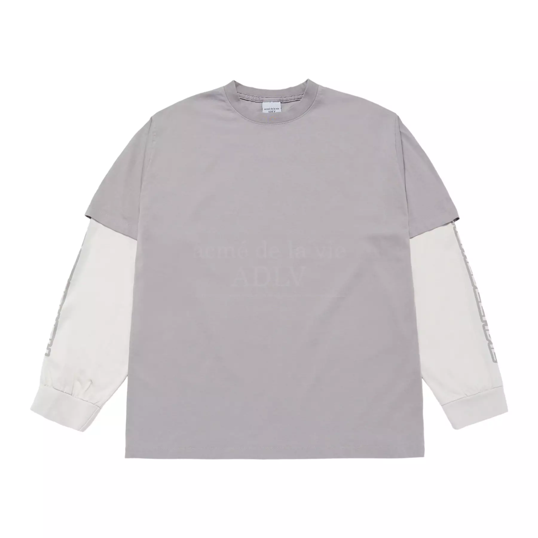 Jual Acme De La Vie DOUBLE LAYER WAFFLE LONG SLEEVE GREY