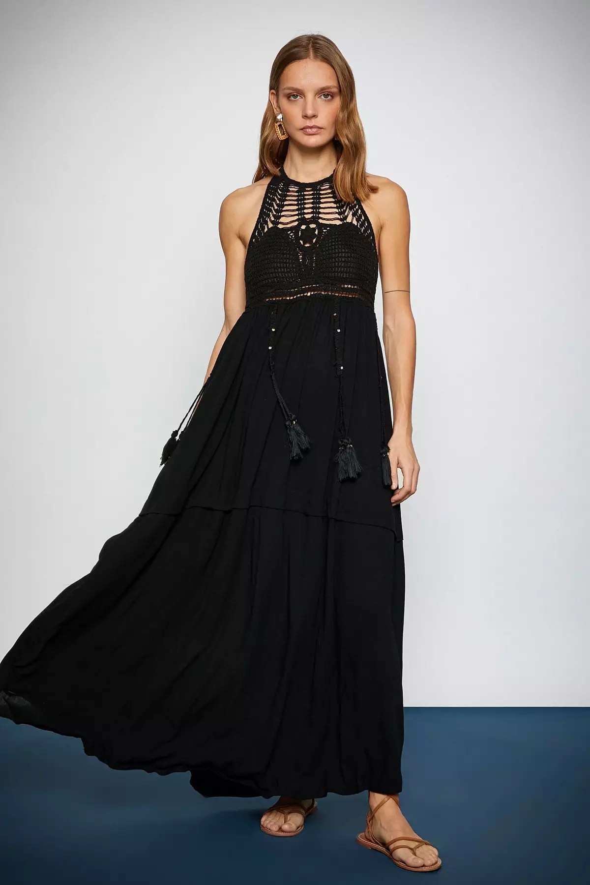 Buy KOTON Halter Neck Dress 2025 Online | ZALORA