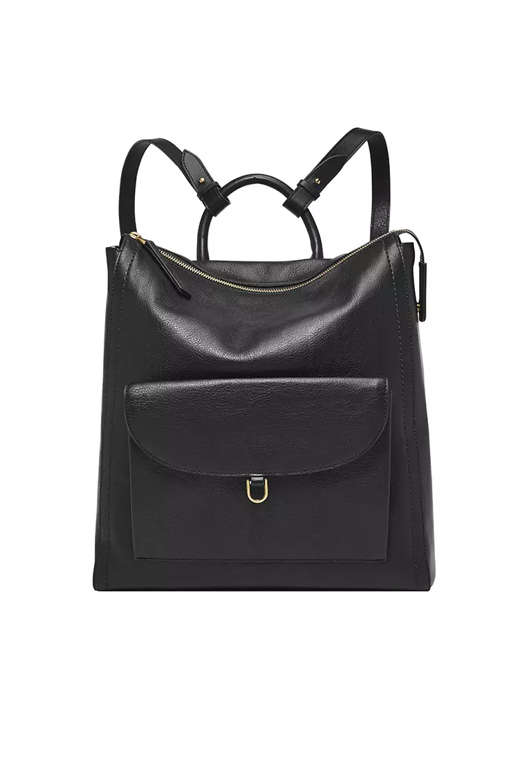 Fossil Parker Backpack Fossil Leder Rucksack Brown Fossil Rucksack