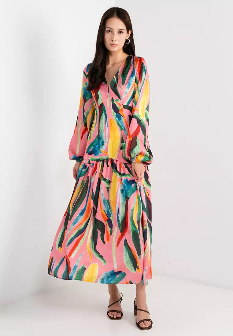 Buy Never Fully Dressed Tropical Sophie Dress 2024 Online | ZALORA ...