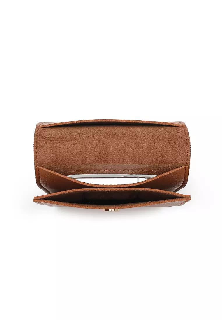 Women's Shoulder Sling Bag / Crossbody Bag - Brown