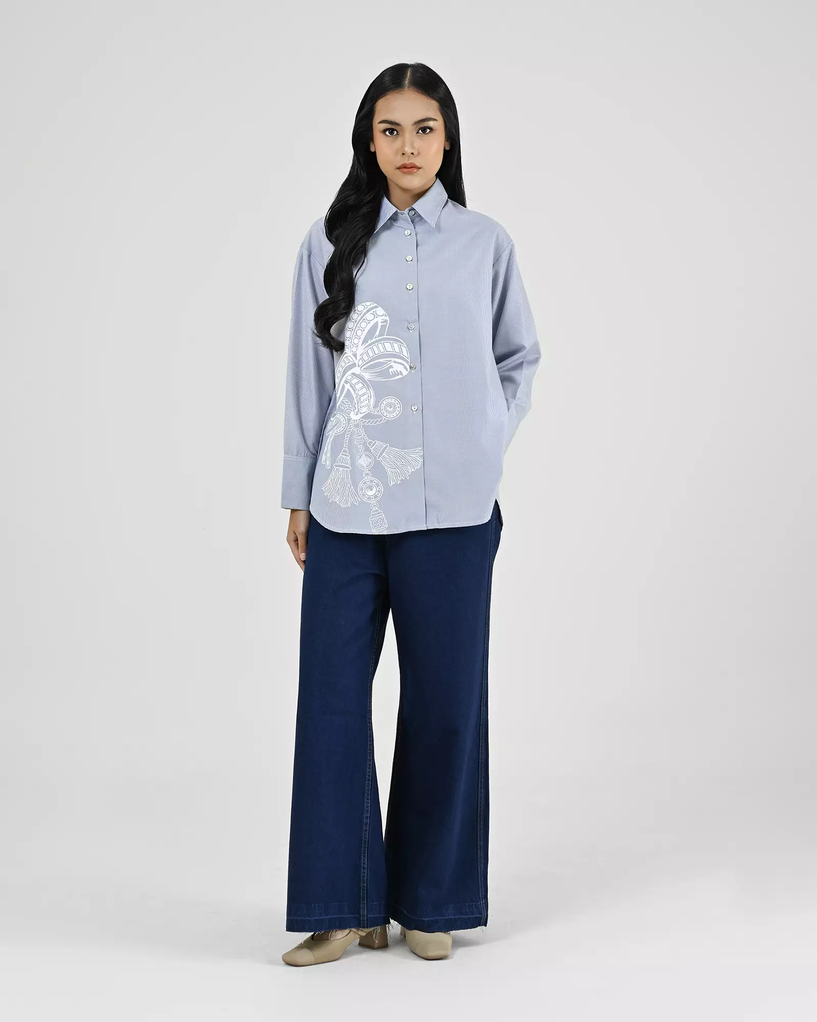 Geulis.id VERONA SHIRT - Blue