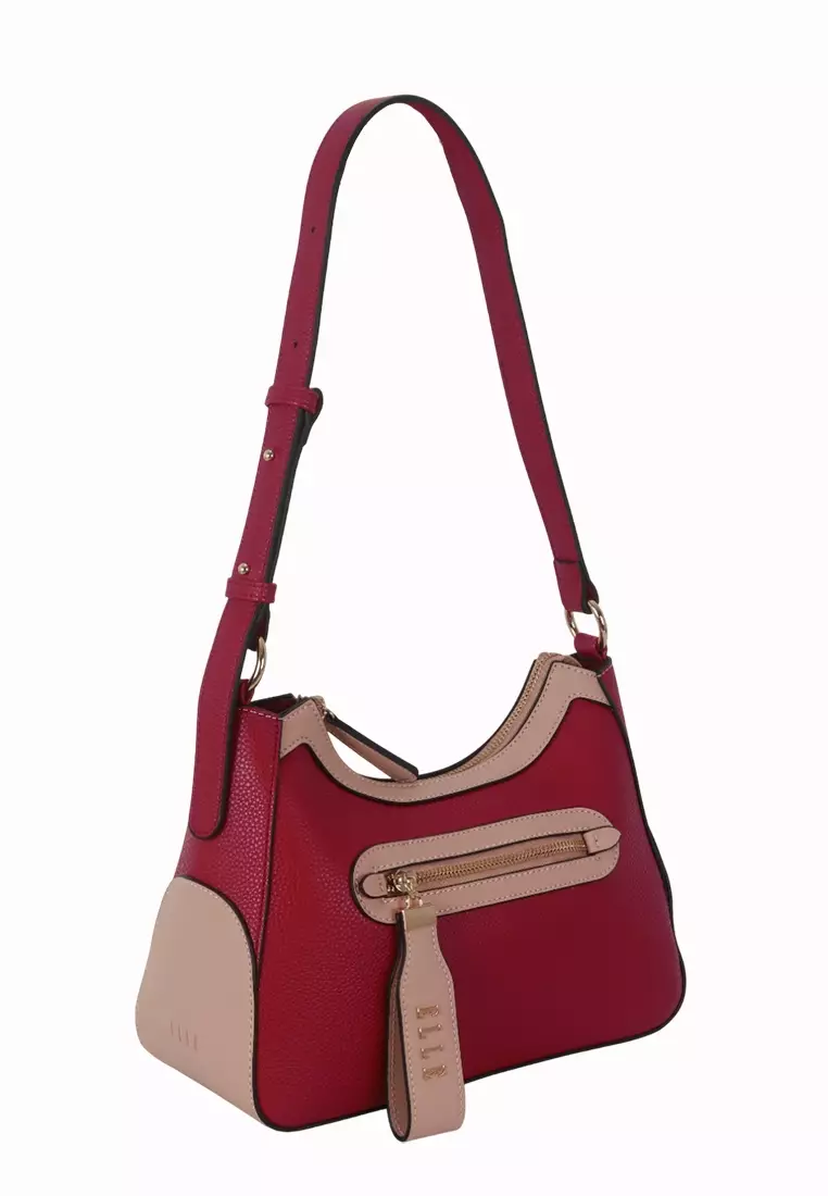 Elle Handbag 41631 Red Coral