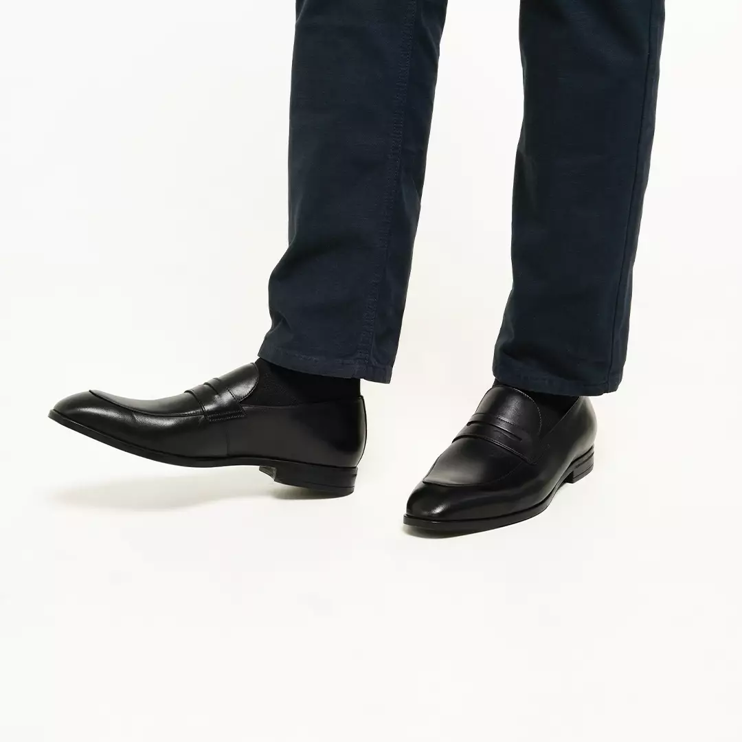 Odaly Loafer in Leather - Black