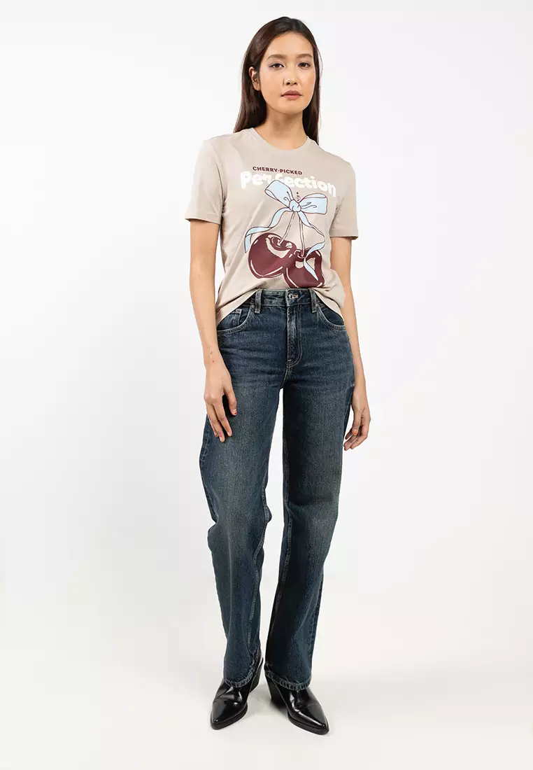 Short Sleeve Lovely Box Jersey Tee