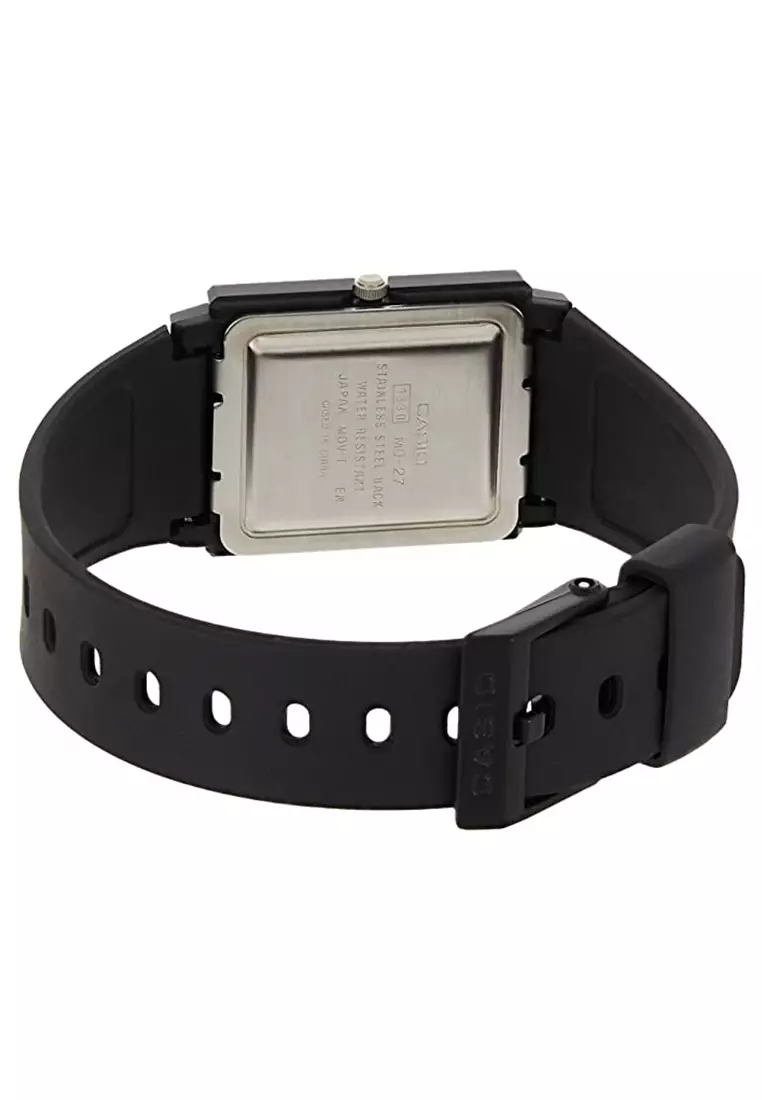 Casio - Jam Tangan Pria - Black - Resin Strap - MQ-27-1BDF