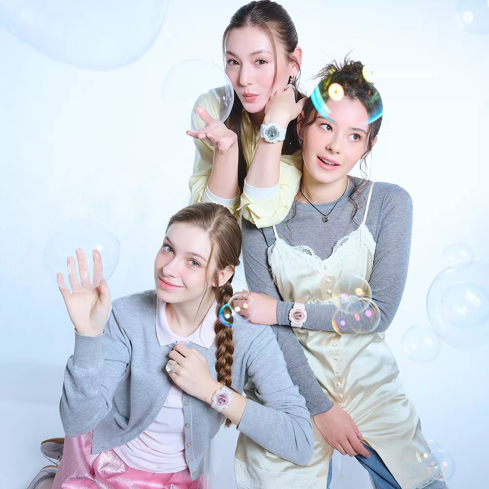 Casio BABY-G Jam Tangan Wanita dengan format Analog Digital BA-110PS-7ADR