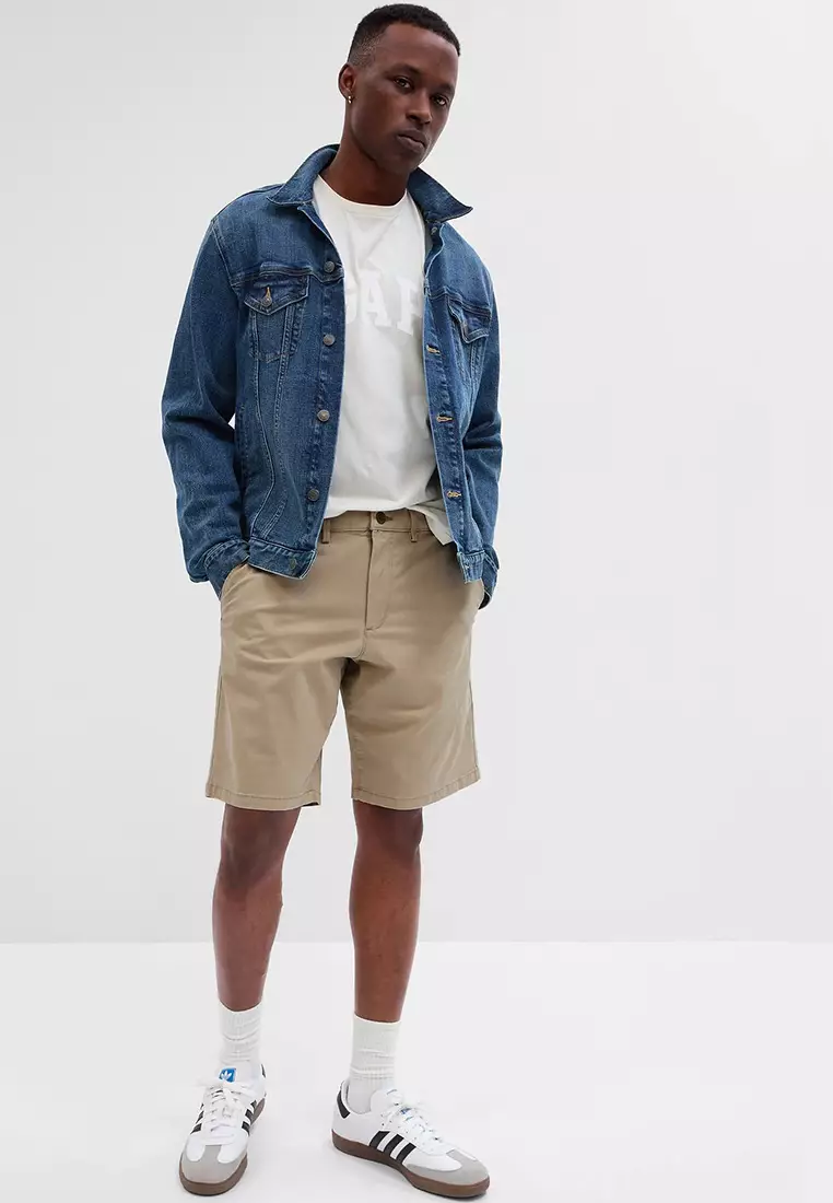 Gap khaki shorts mens online