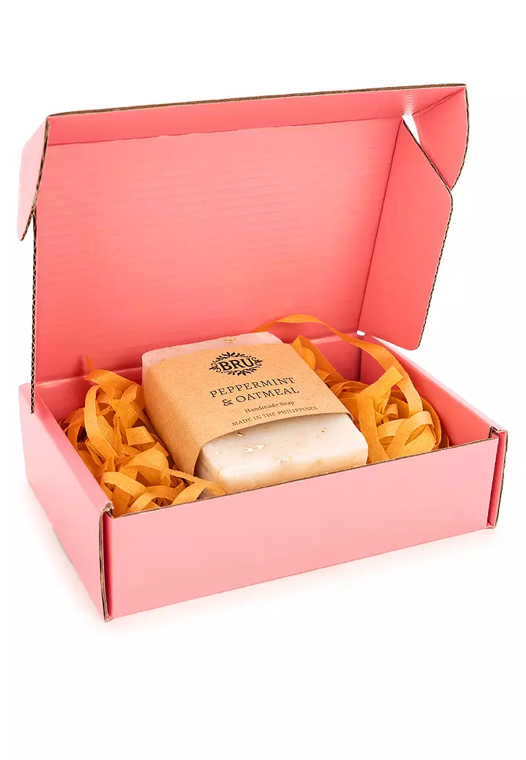Bru Handmade Soap Peppermint and Oatmeal