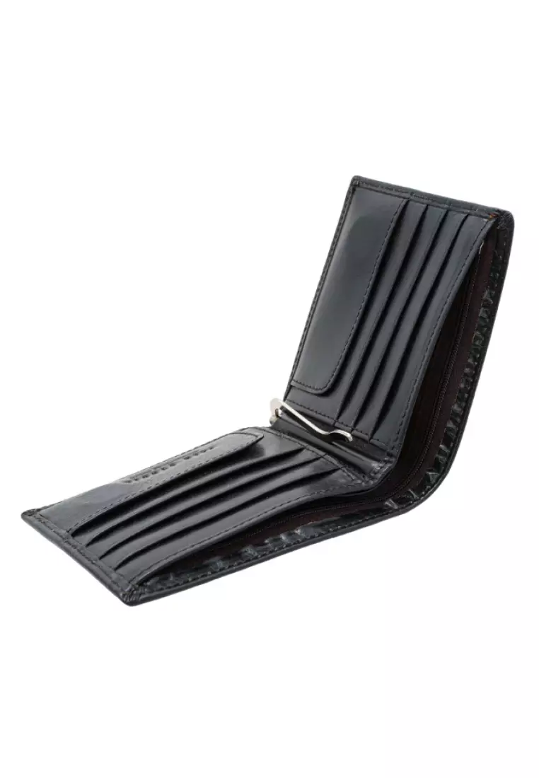 Vegetable Tanned Leather Money Clip Wallet JWC 30861