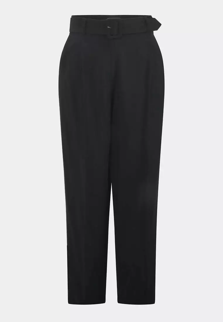 Hazel Belted Tapered Pant