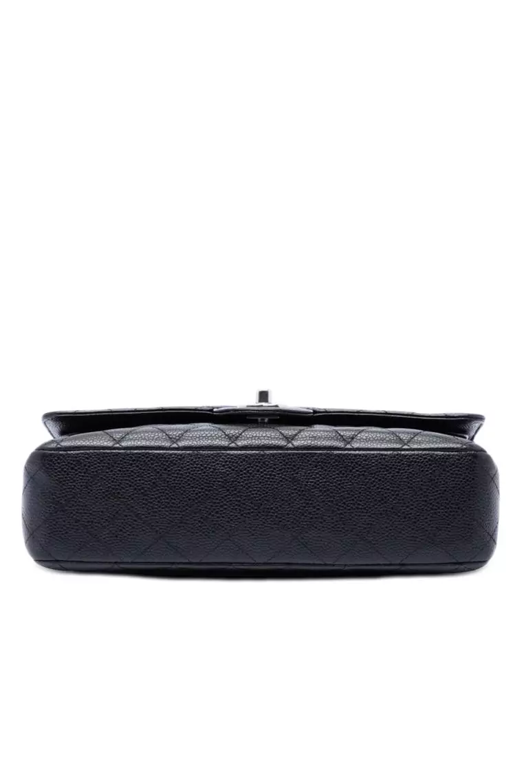 Pre-Loved Chanel Medium Classic Caviar Double Flap