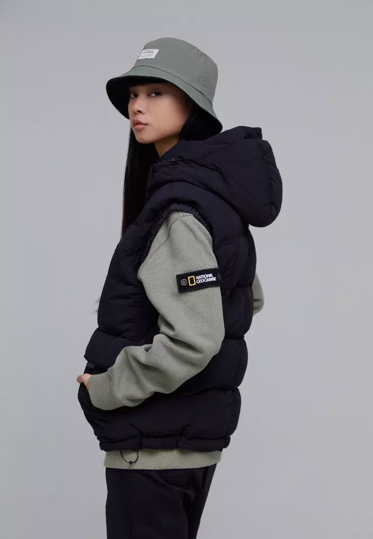 Unisex HELENA Hooded Duck Down Vest