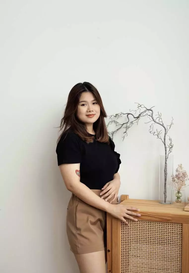 COTTON BLOUSE WITH RUFFLES DETAILS