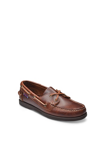 Sebago brown Docksides Men's Shoes 9CB87SH6D63246GS_1