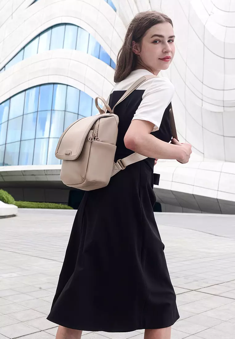 Flap Medium Bag Anti Theft Pocket With Laptop Compartment Backpack For Women