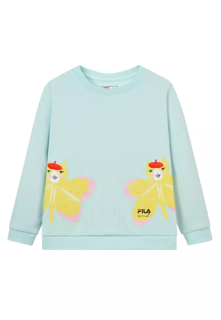 Buy FILA FILA KIDS Girls WHITE LINE HERITAGE FHT Sweat 2024 Online