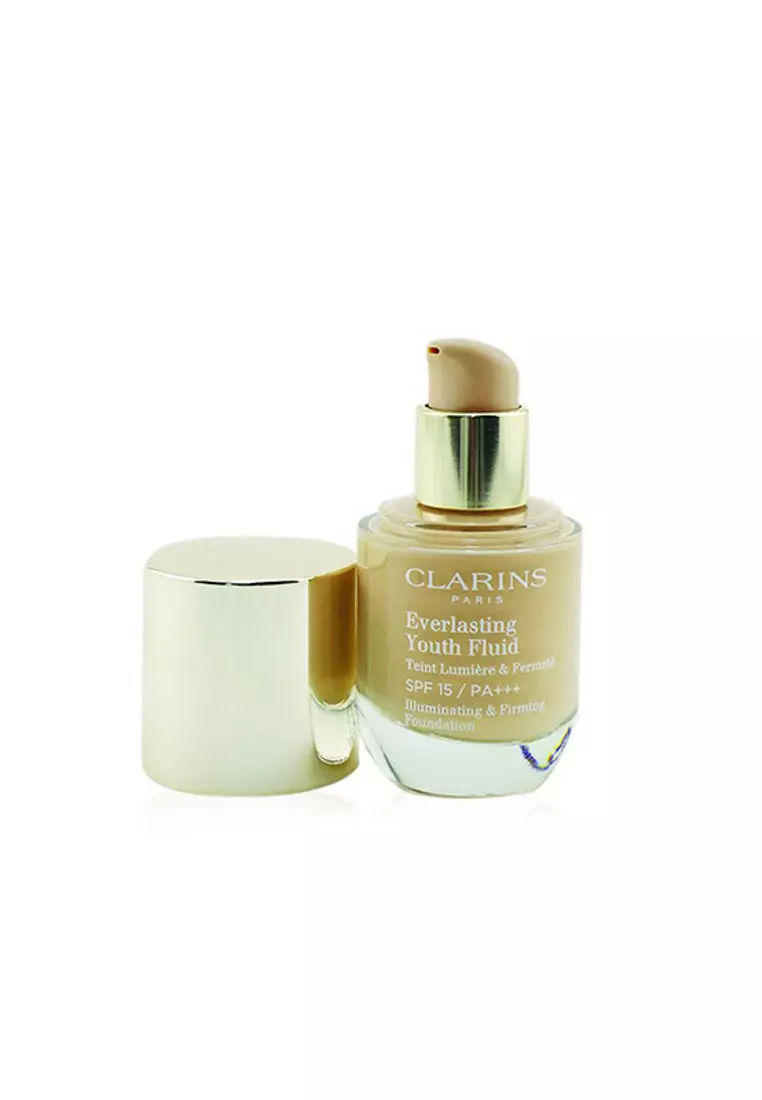 Clarins - Everlasting Youth Fluid Illuminating & Firming Foundation Spf 15 - # 107 Beige 30ml/1oz