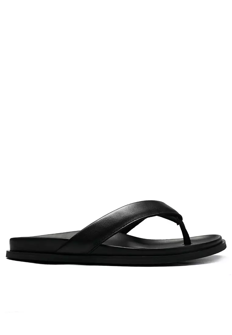 Discount on Twenty Eight Shoes  shoes - SKU: Men's Full Grain Leather Flip Flops Fm6207