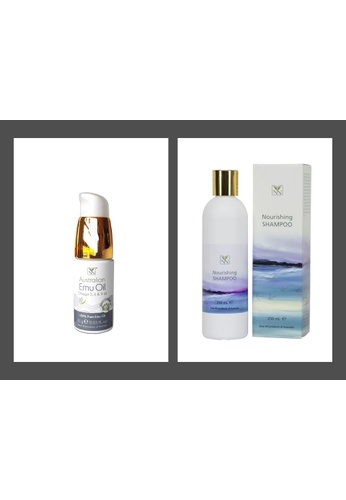 Y-Not Natural ★Natural★Sensitive, Dry Scalp Care Set★Pure Emu Oil 15ml & Y-Not Natural Nourishing Shampoo 250ml 05235ES3F42E0EGS_1