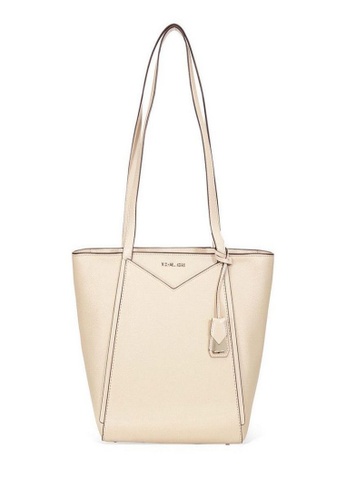michael kors whitney leather tote