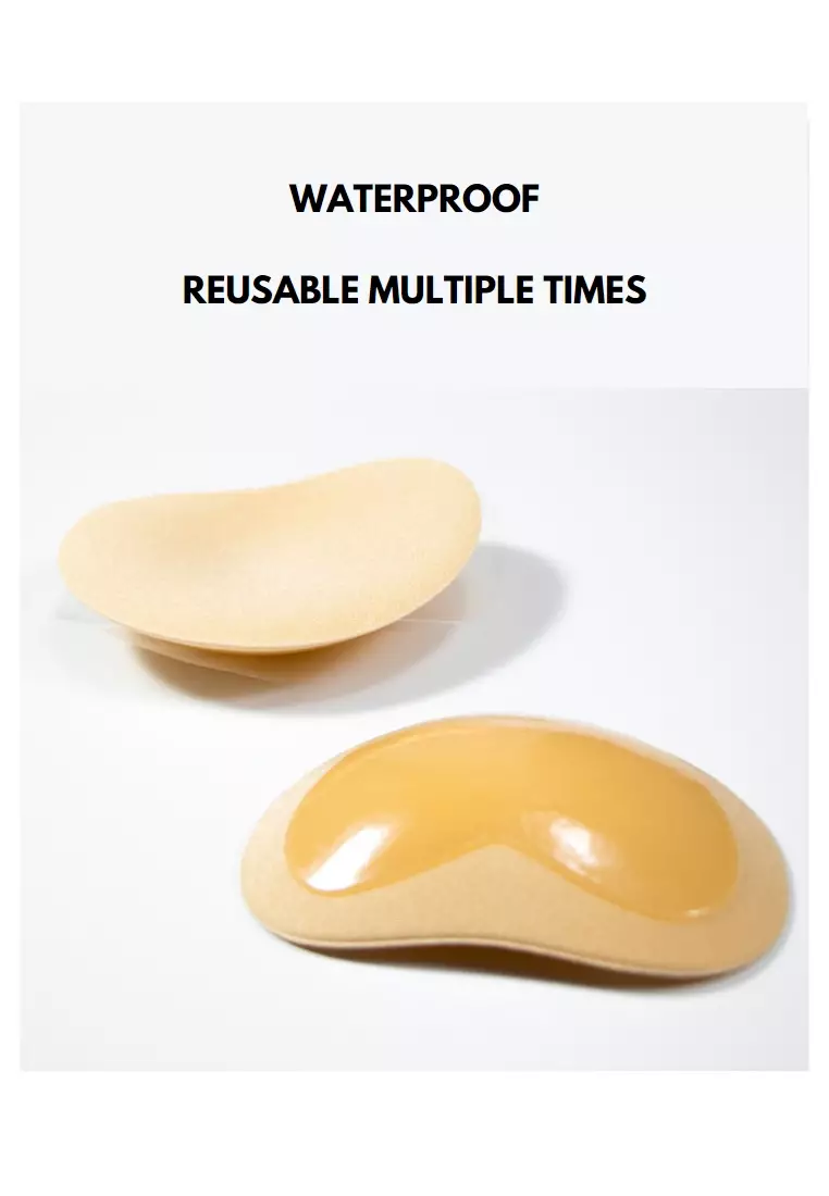 1 Pack Padded Adhesive Push Up Bra in Black