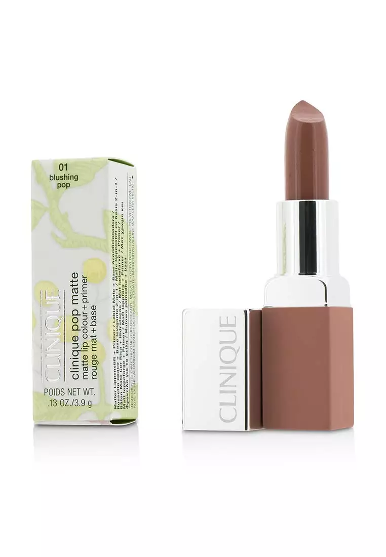 Discount on Clinique  shoes - SKU: Clinique - Pop Matte Lip Colour + Primer - # 01 Blushing Pop 3.9g/0.13oz