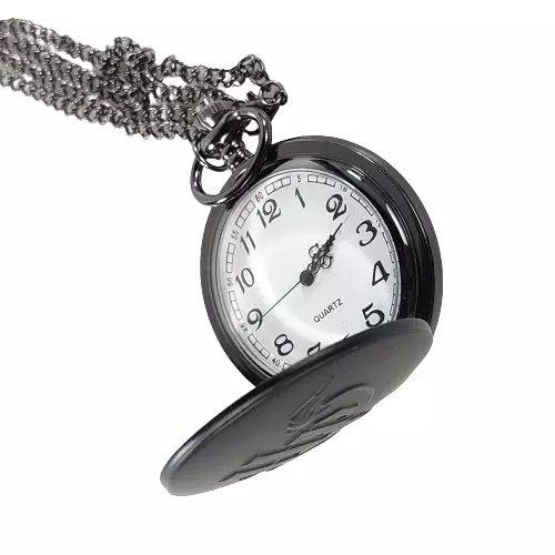 Jam Saku Klasik Analog Pocket Watch Harry Potter Edition Black ORIGINAL