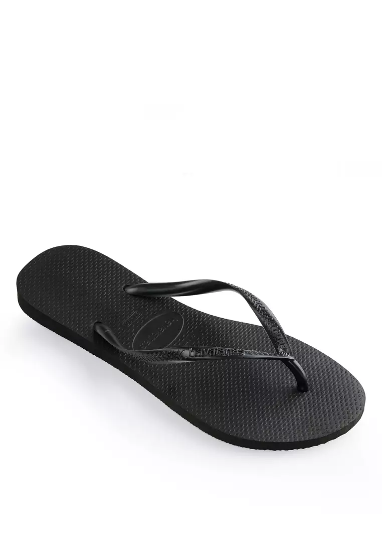 Havaianas slim store flip flops black