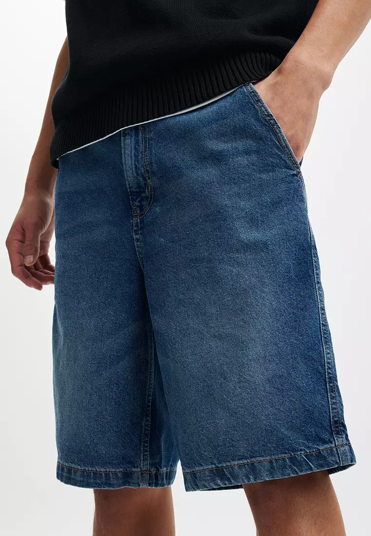 Baggy Denim Shorts