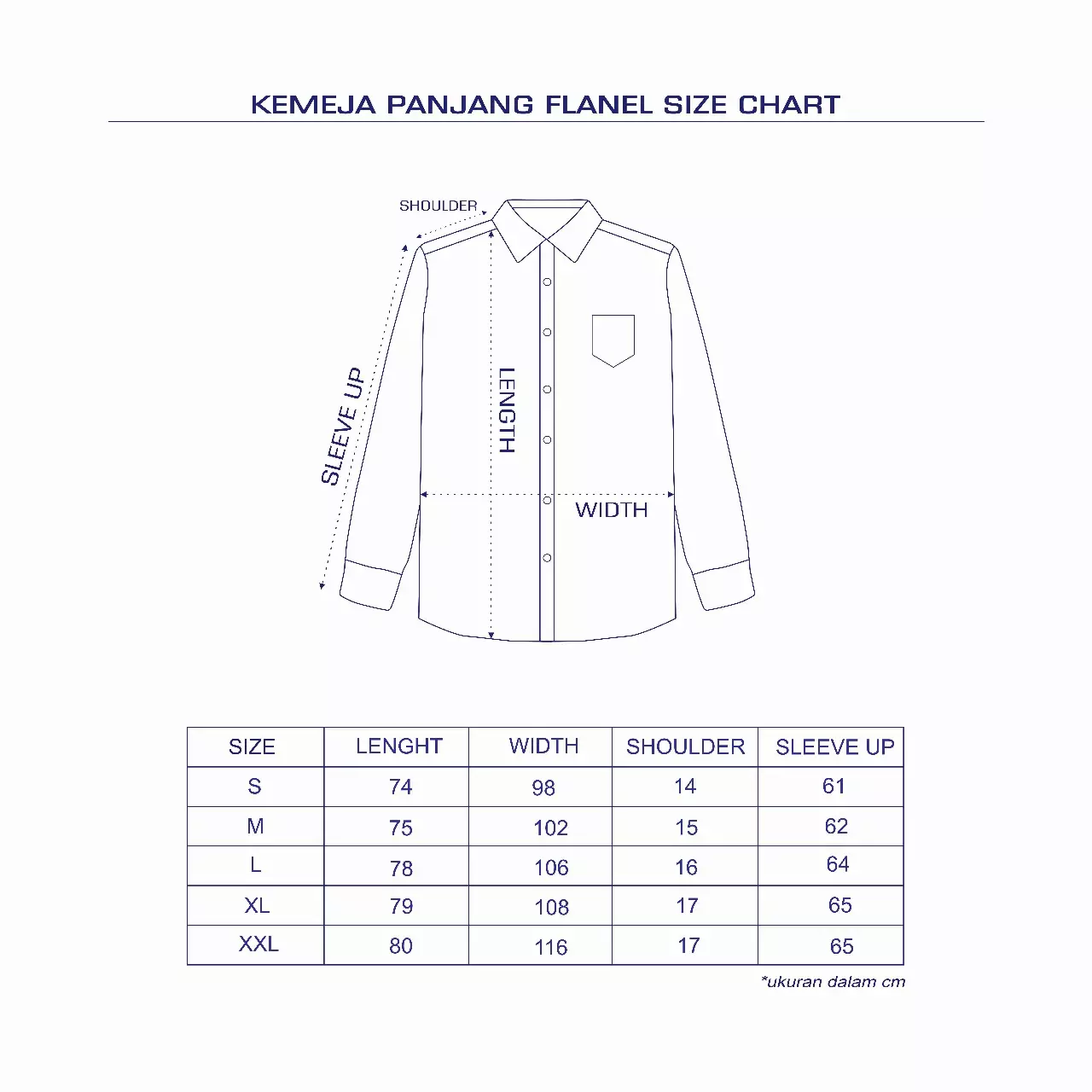 Gloaming Kemeja Flanel Veterano Unisex Panjang Bravion