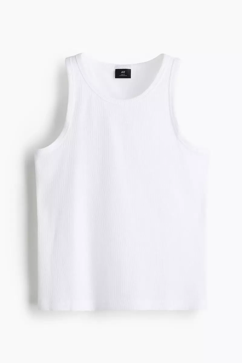 Slim Fit Ribbed vest top
